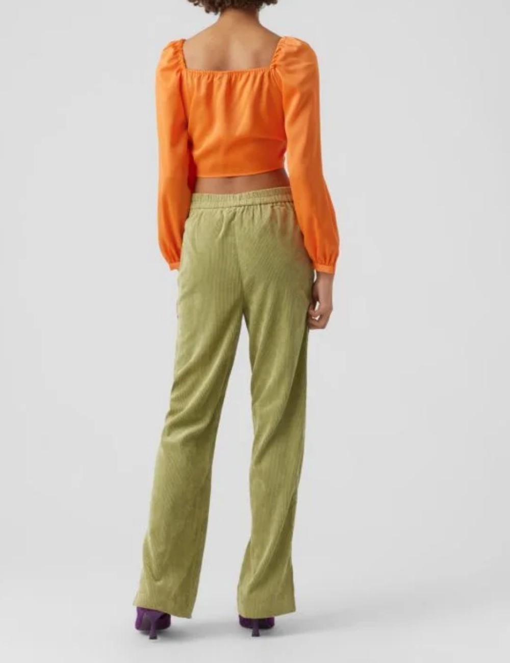 Top Vero Moda, portocaliu - 1 | YEO