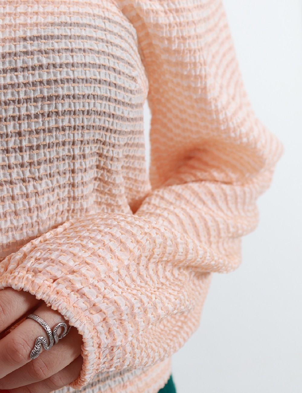 Bluza Pieces, piersica - 1 | YEO