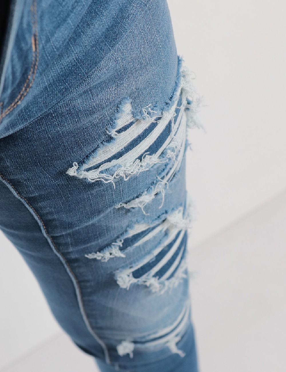 Blugi American Eagle, albastru - 1 | YEO