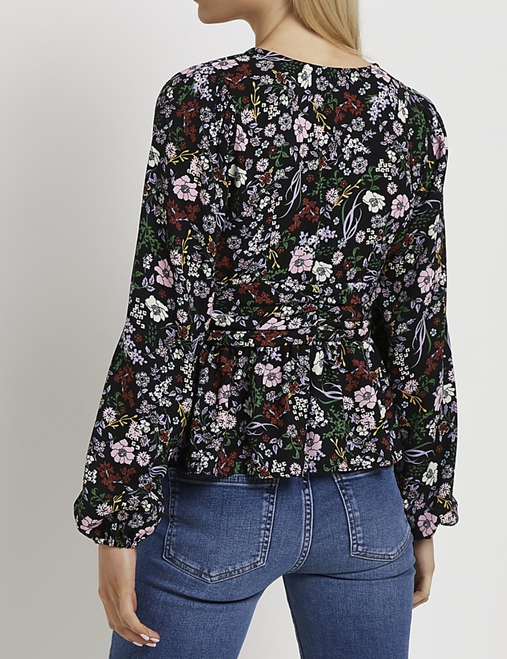 Bluza River Island, negru - 1 | YEO