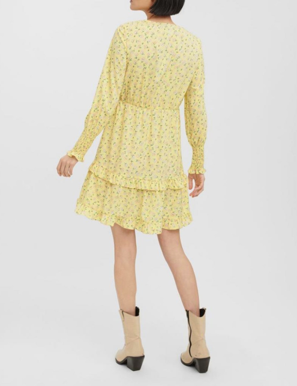 Rochie scurta Vero Moda, galben - 1 | YEO