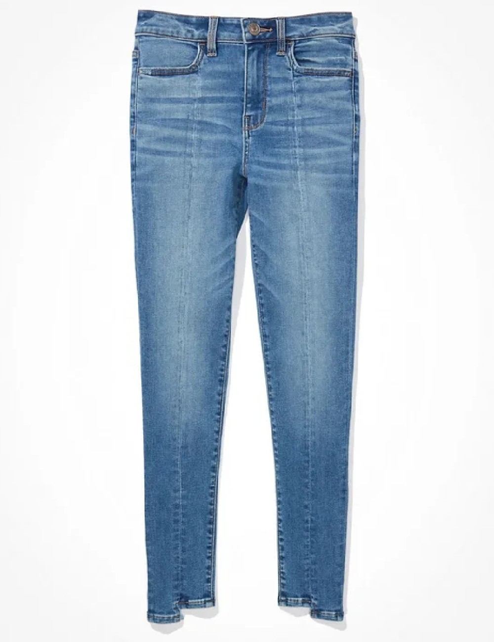 Blugi American Eagle, albastru - 1 | YEO