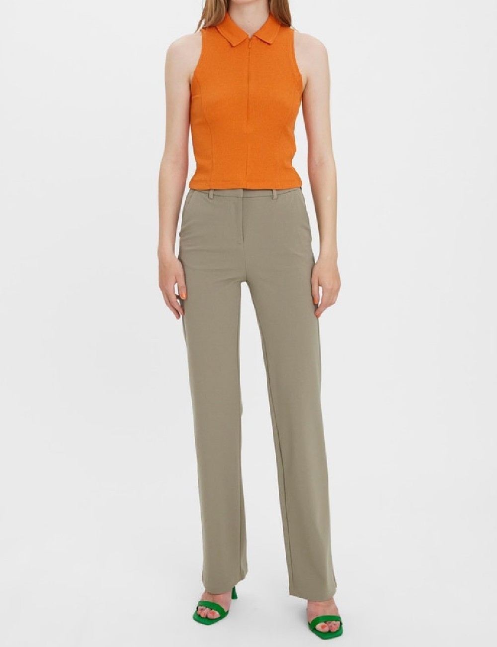 Maiou Vero Moda, portocaliu - 1 | YEO