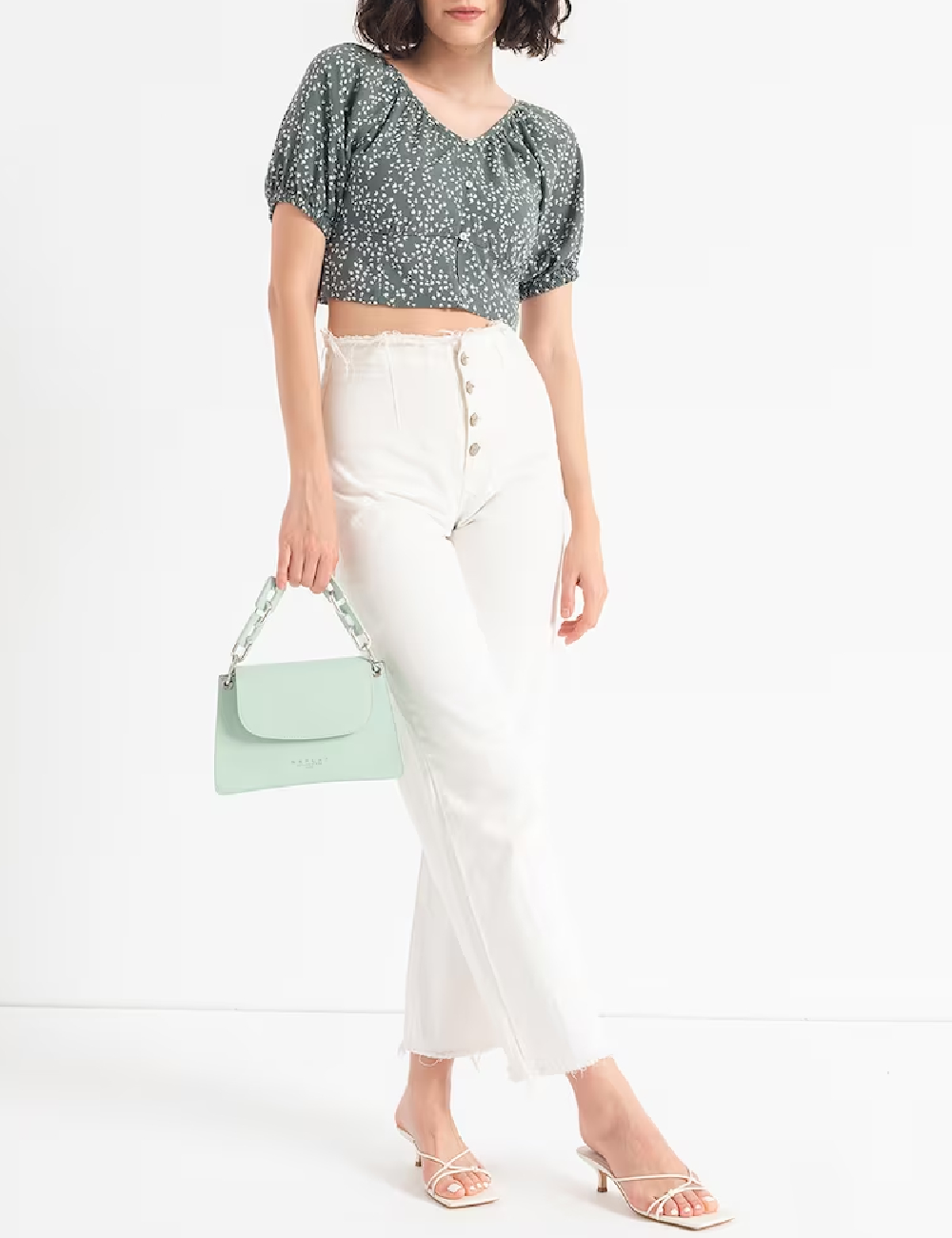 Top only, verde