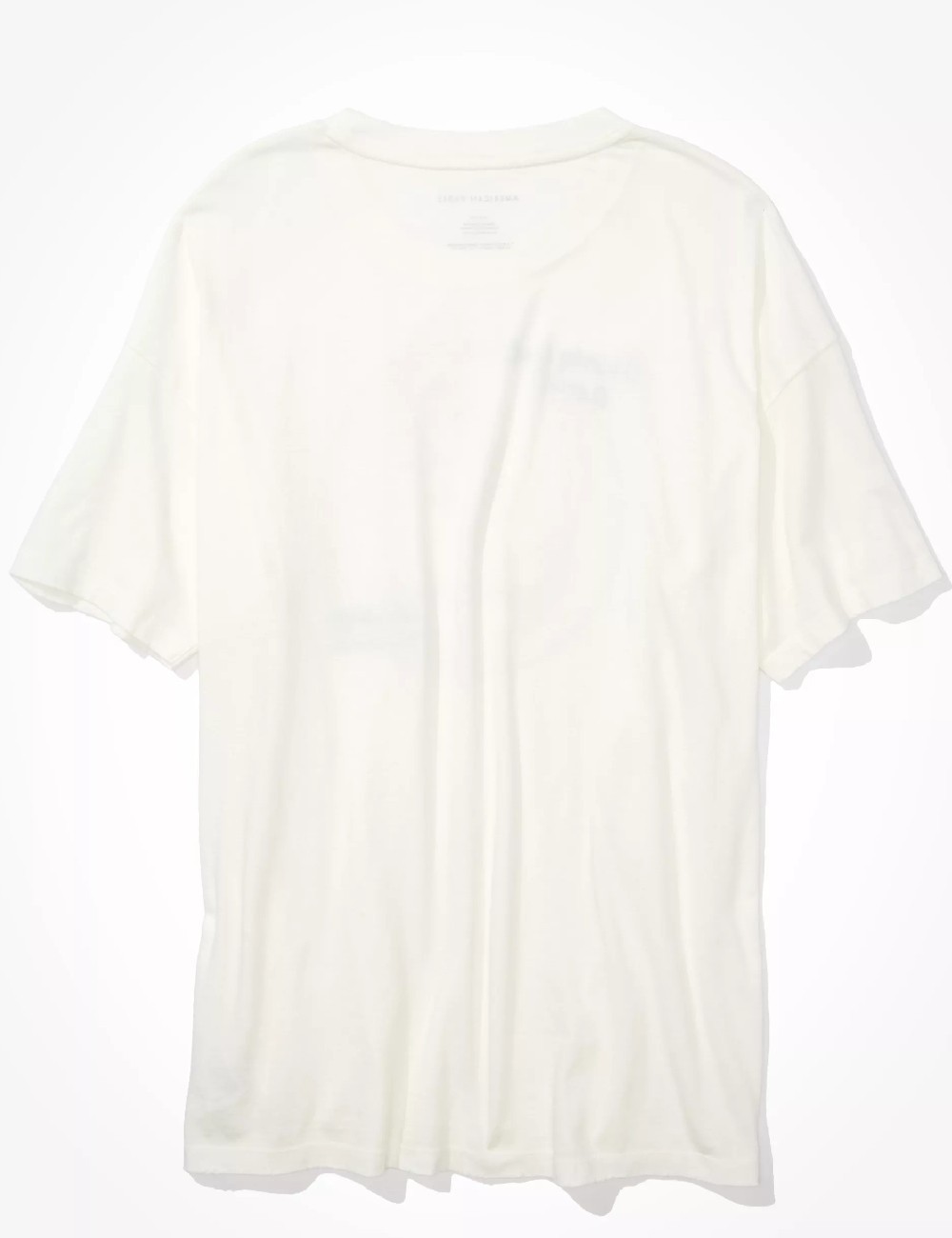 Tricou Oversize American Eagle, alb - 1 | YEO