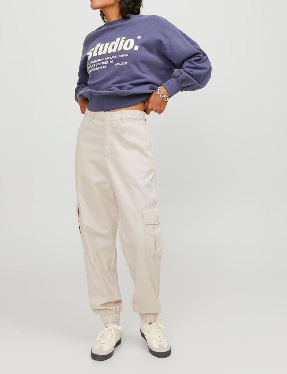 Pantaloni Jack&Jones, ecru