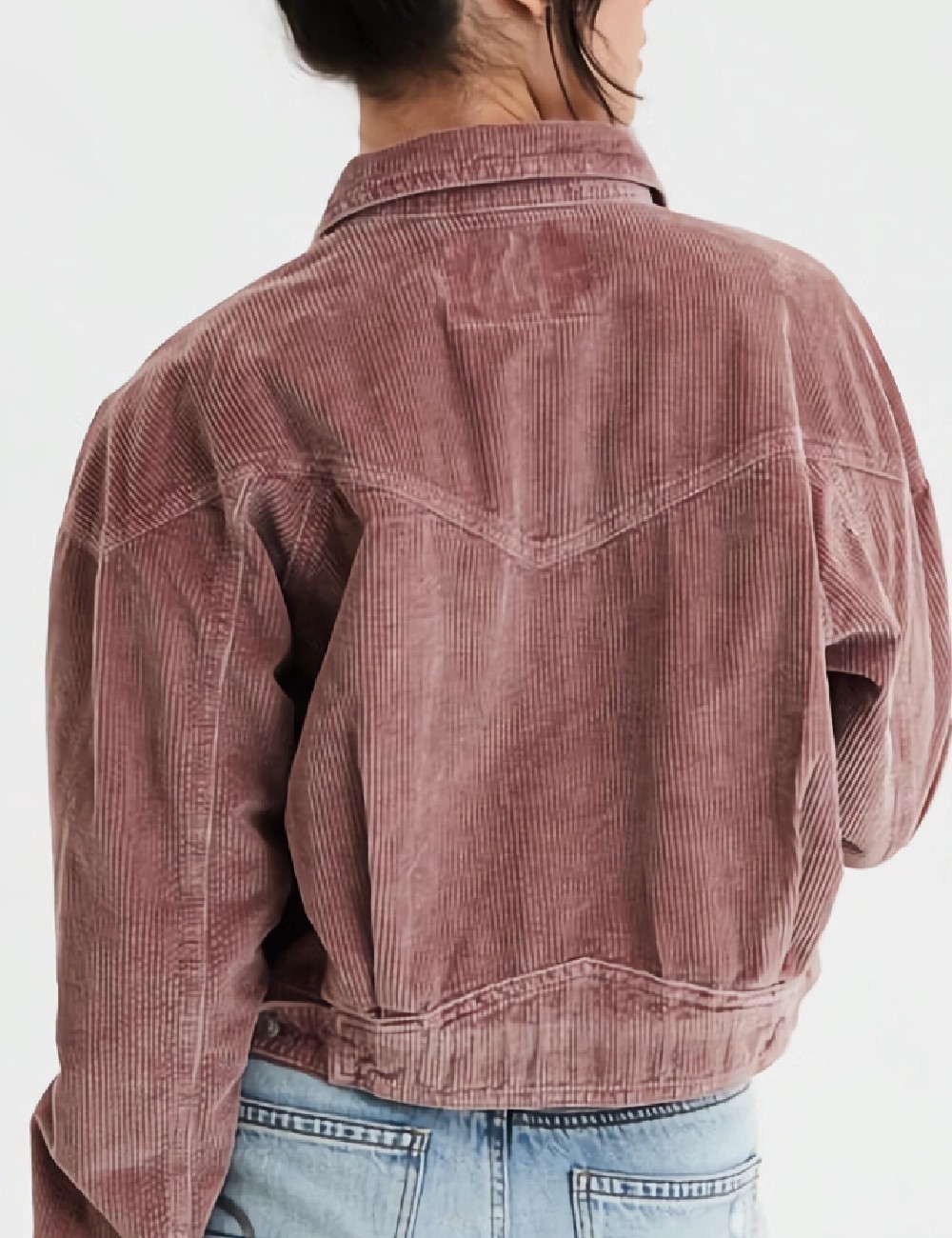 Jacheta American Eagle, roz pudra inchis - 1 | YEO