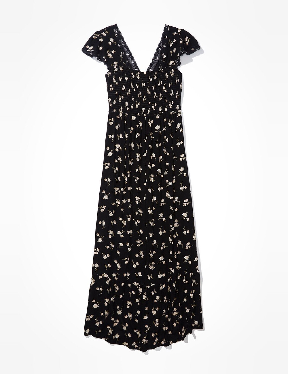 Rochie lunga American Eagle, negru - 1 | YEO