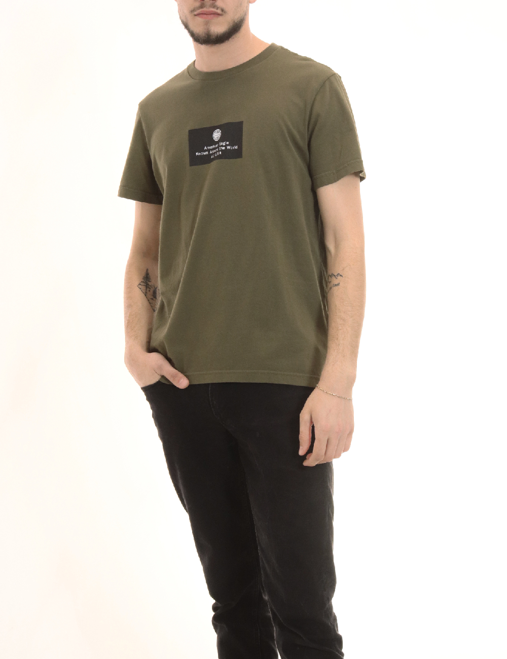 Tricou American Eagle, verde