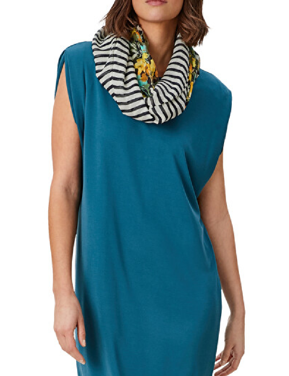 Esarfa circulara s.Oliver, mix culori