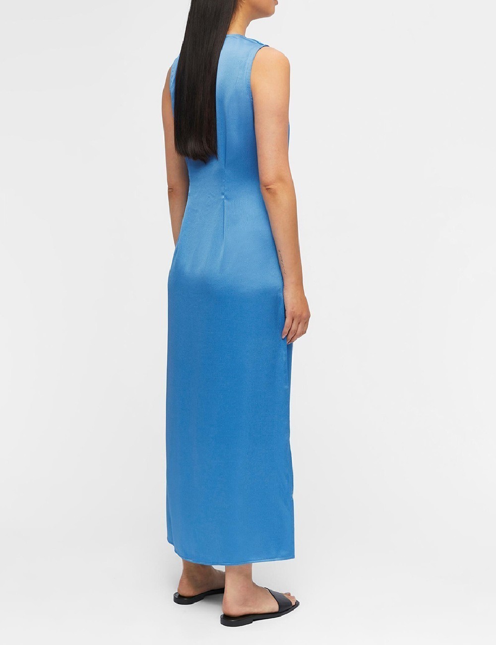 Rochie lunga Object, albastru - 1 | YEO