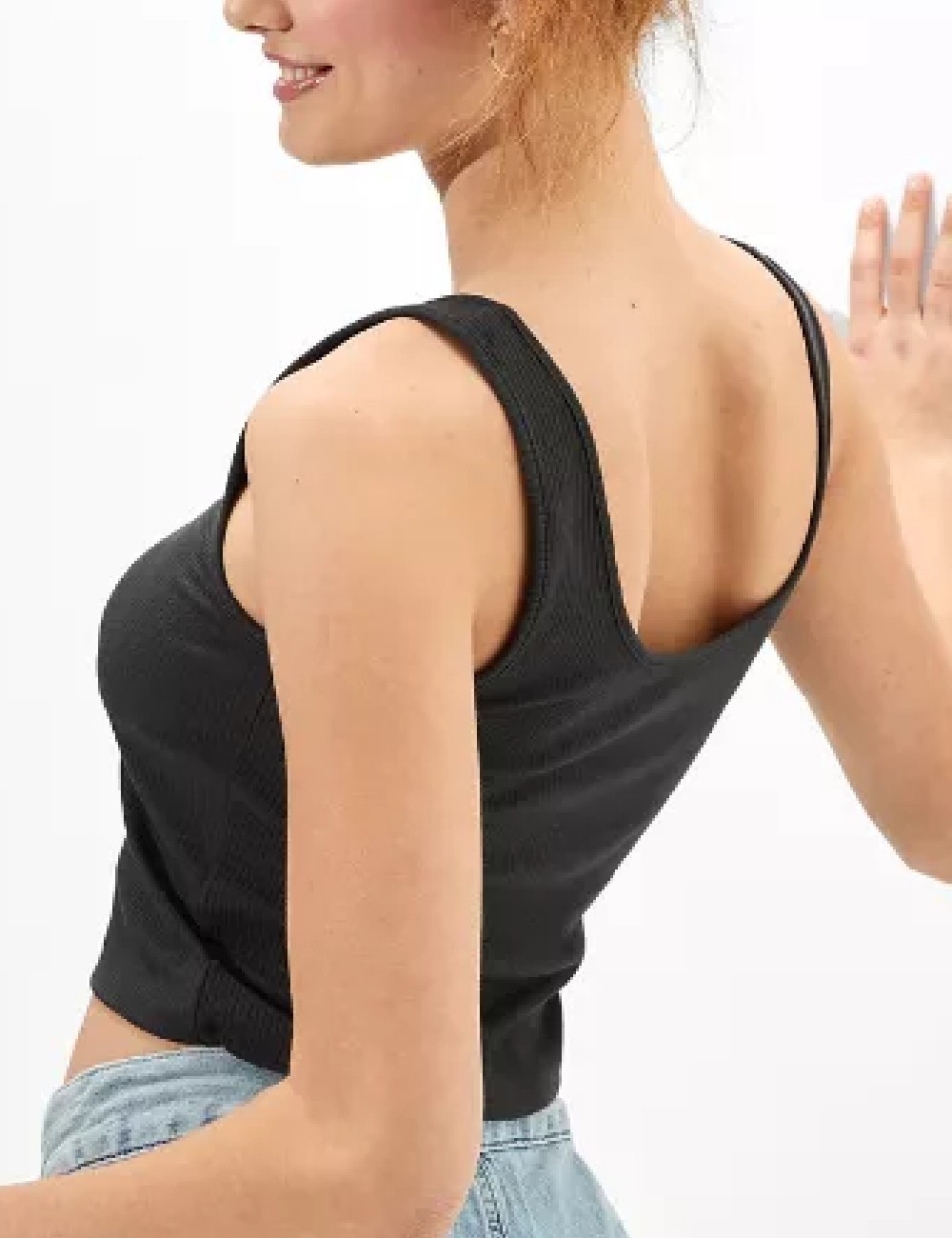 Top American Eagle, negru - 1 | YEO
