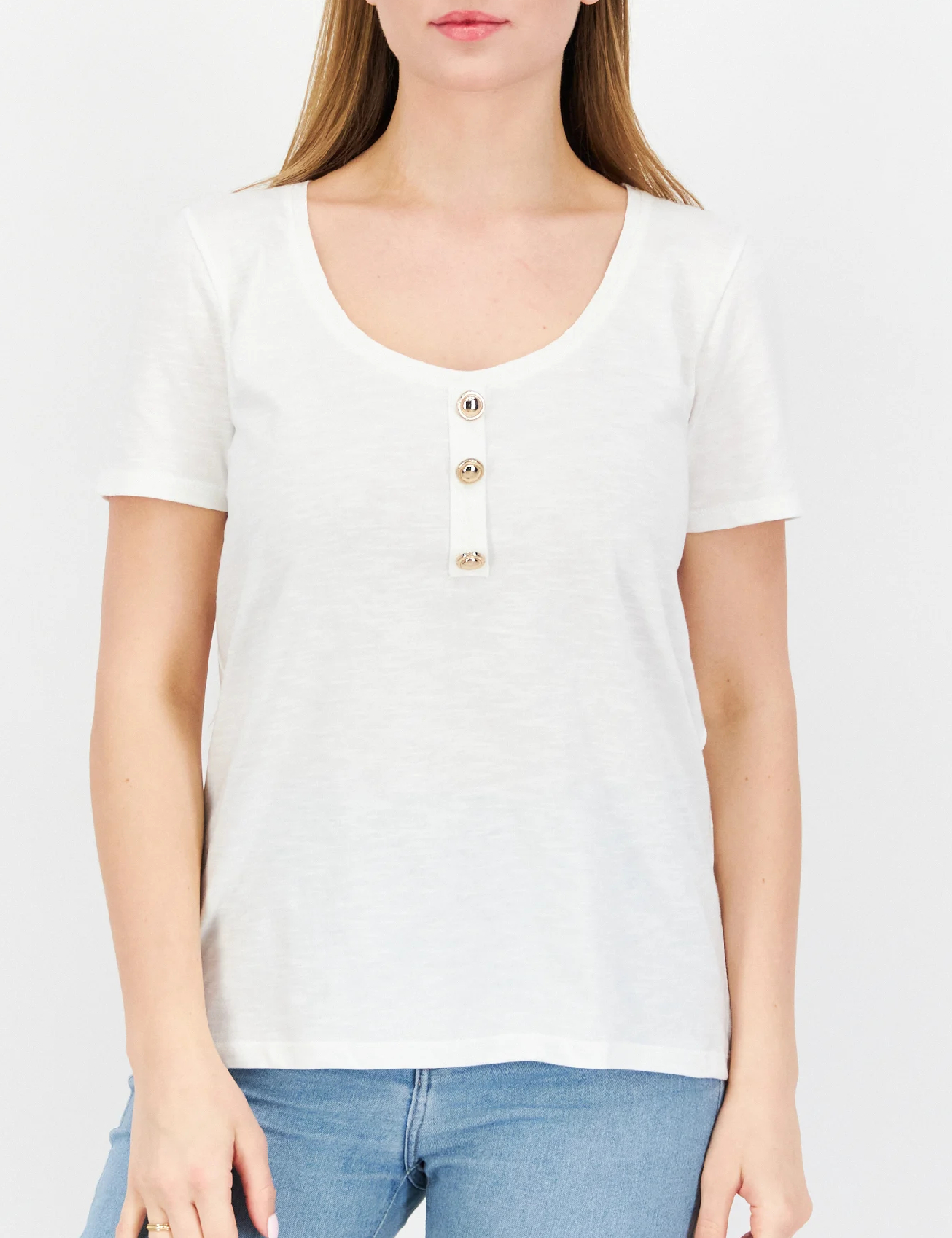 Tricou River Island, alb