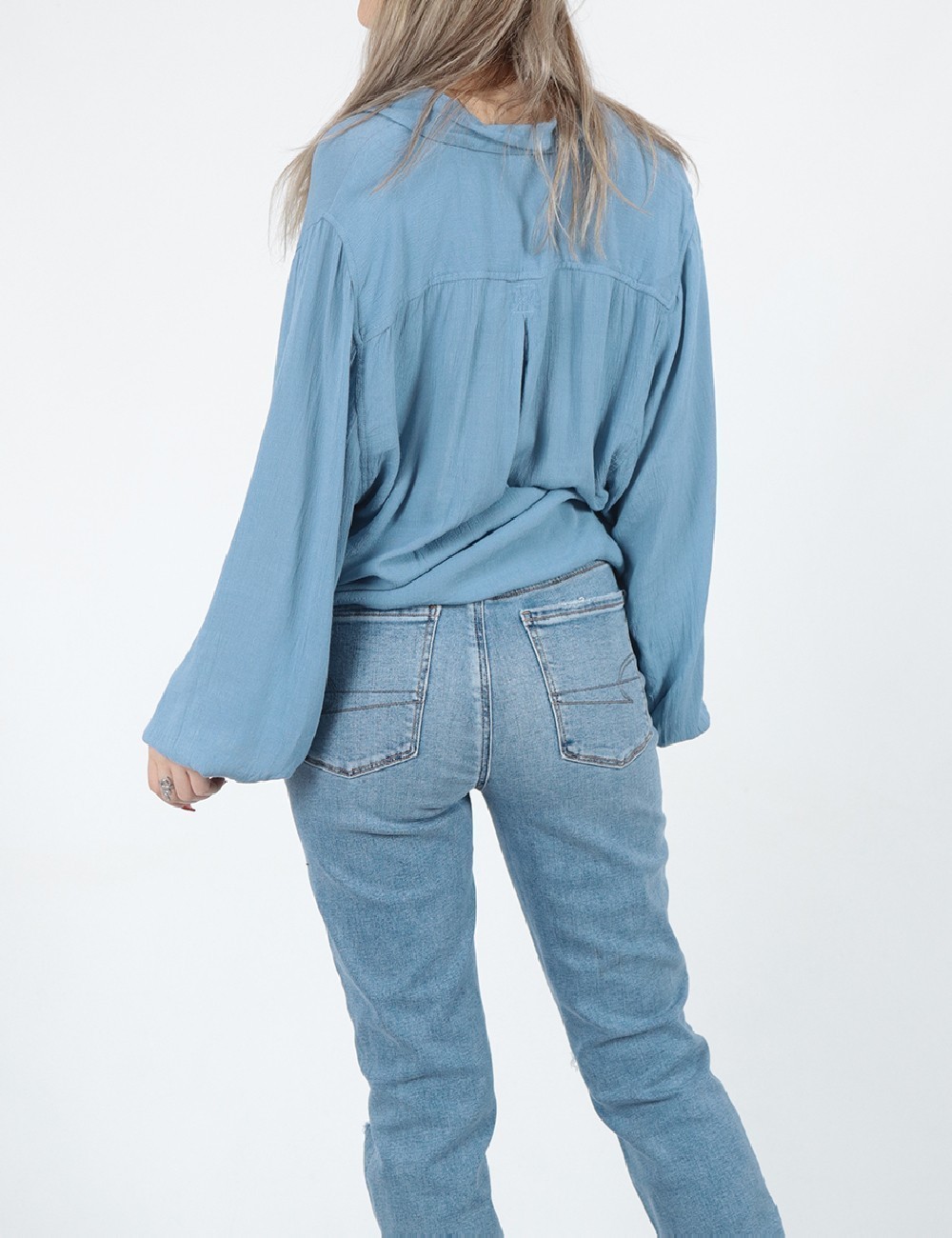 Camasa American Eagle, albastru - 1 | YEO