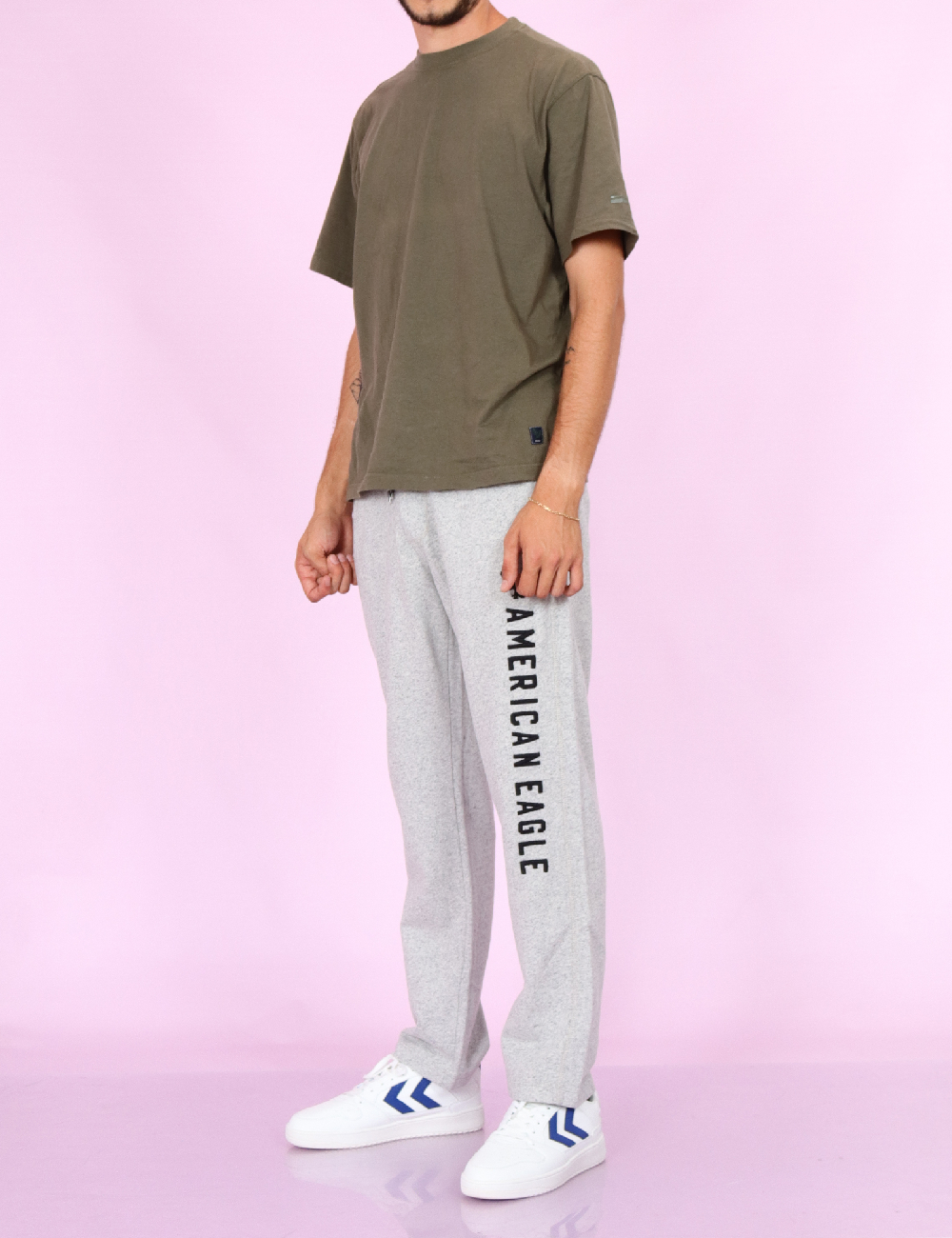 Pantaloni American Eagle, gri