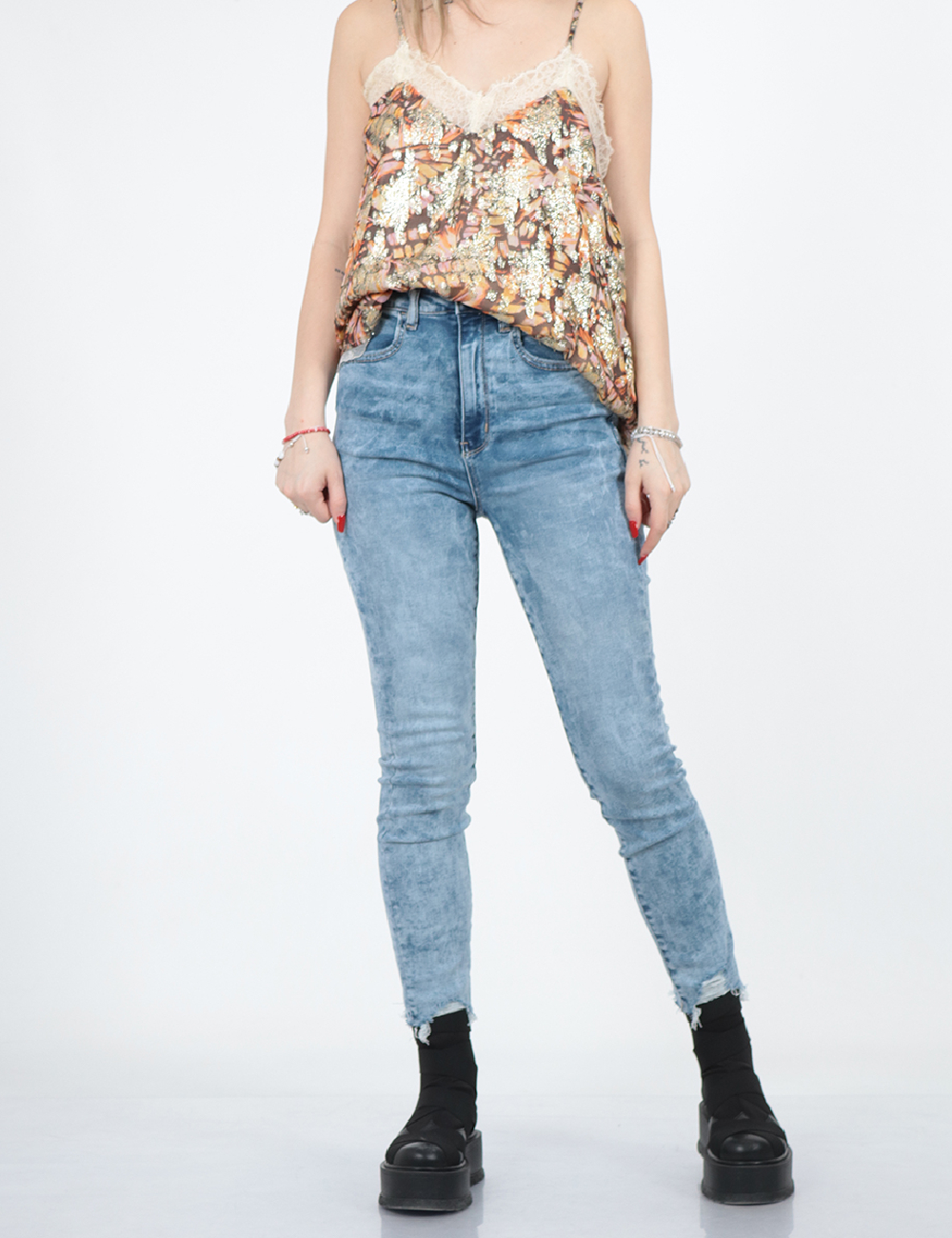 Blugi American Eagle, albastru