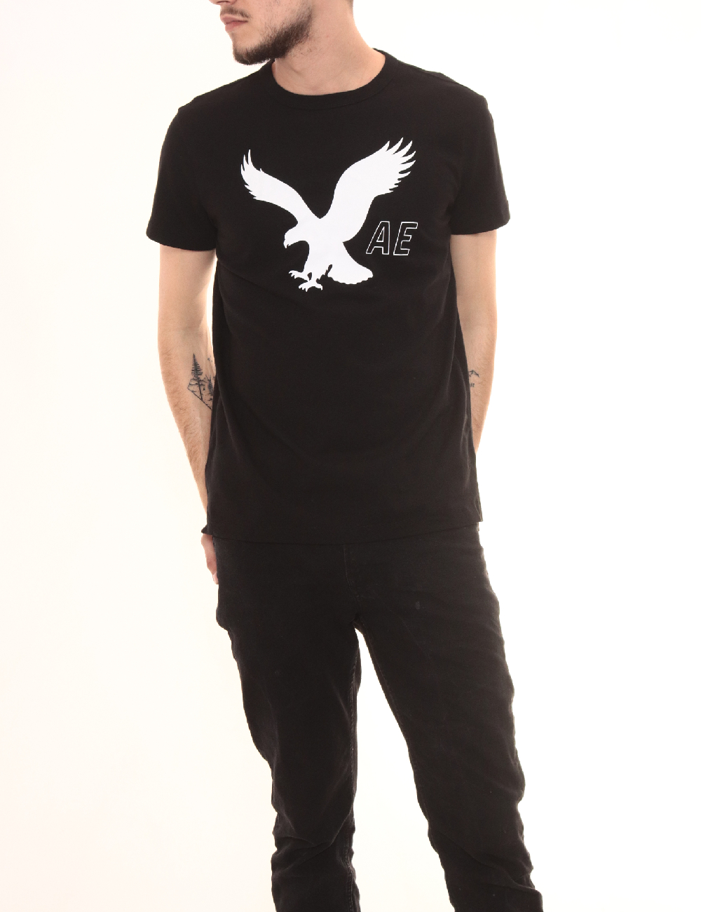 Tricou American Eagle, negru