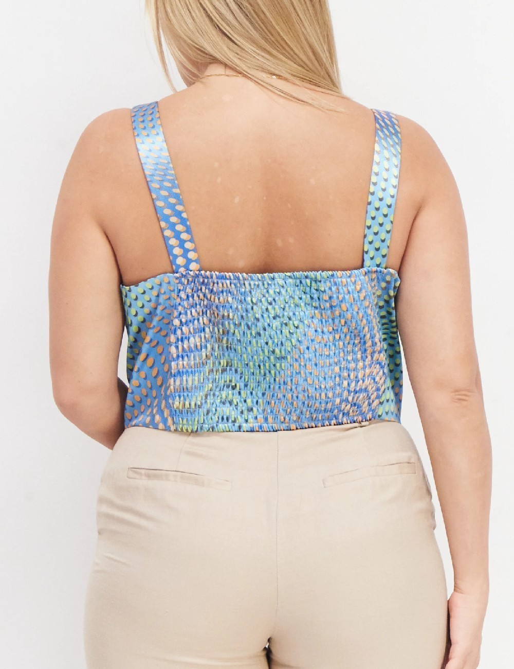 Top River Island Plus Size, albastru - 1 | YEO