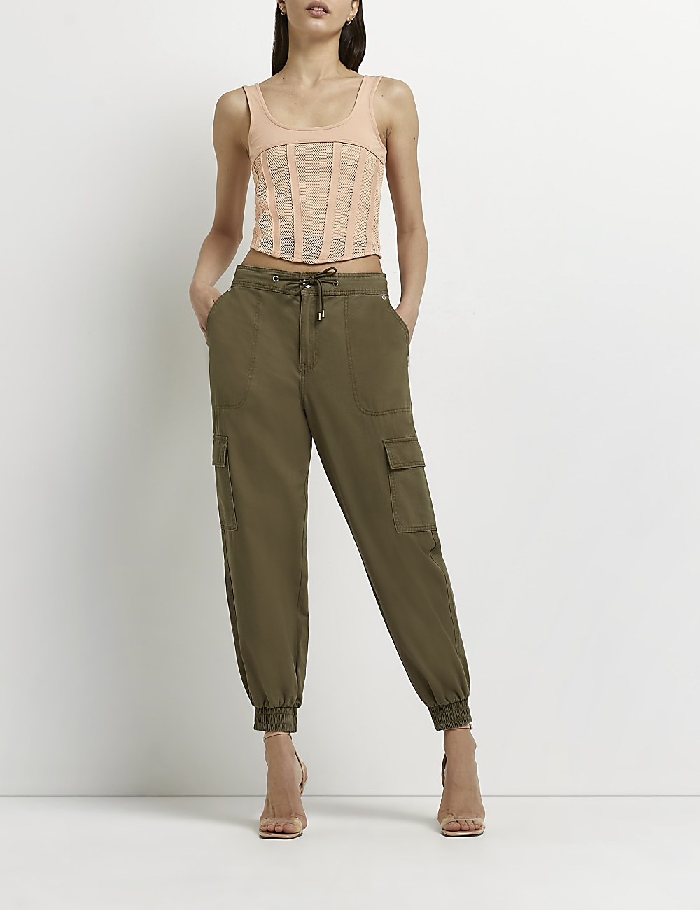 Top River Island, roz pudra