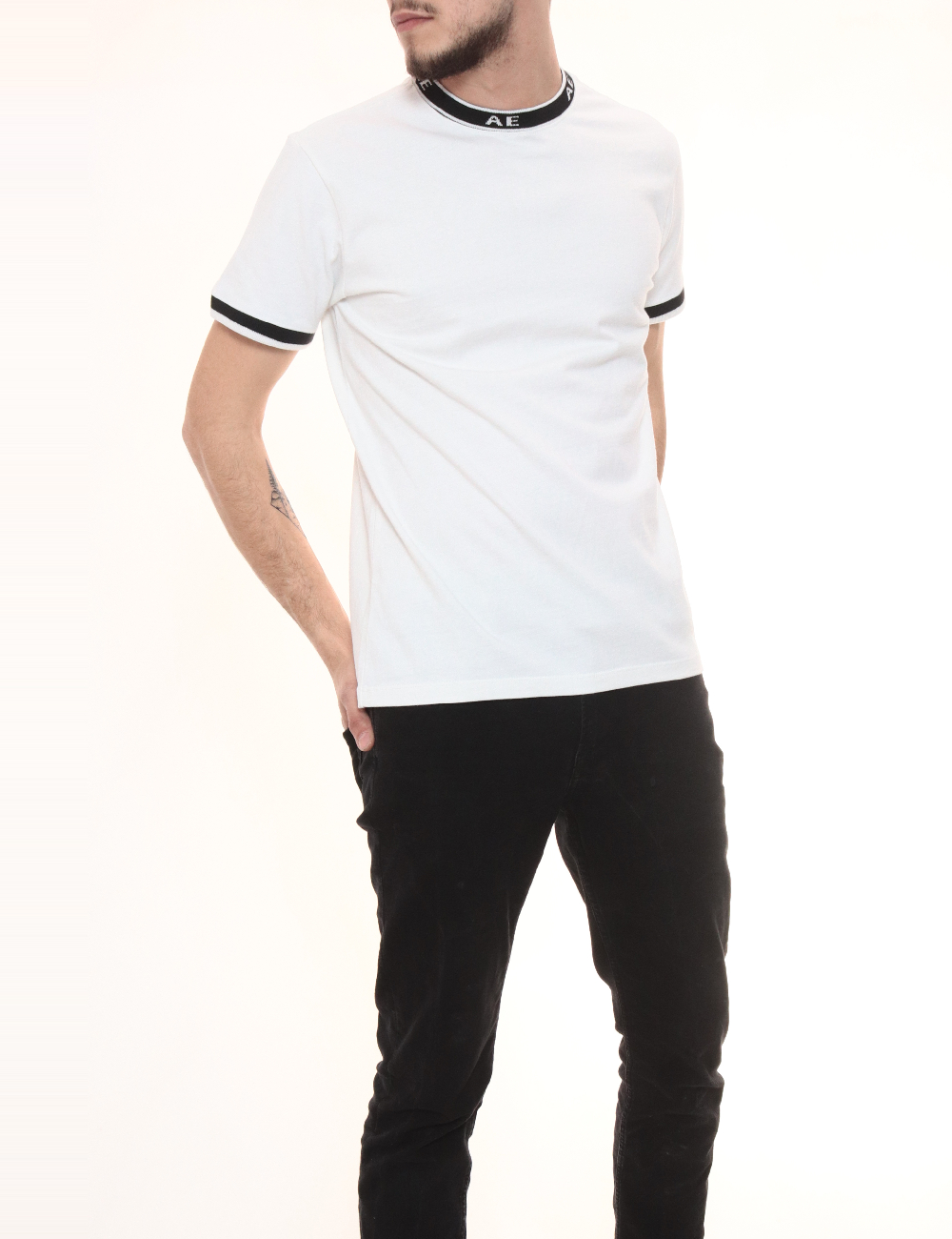 Tricou American Eagle, alb