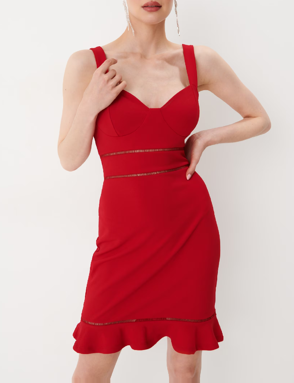 Rochie scurta Mohito, rosu