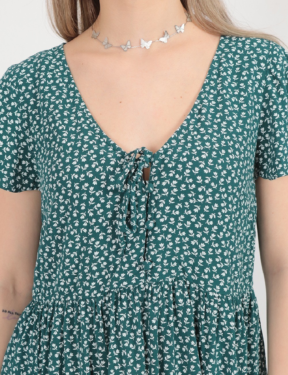 Rochie scurta American Eagle, verde - 1 | YEO