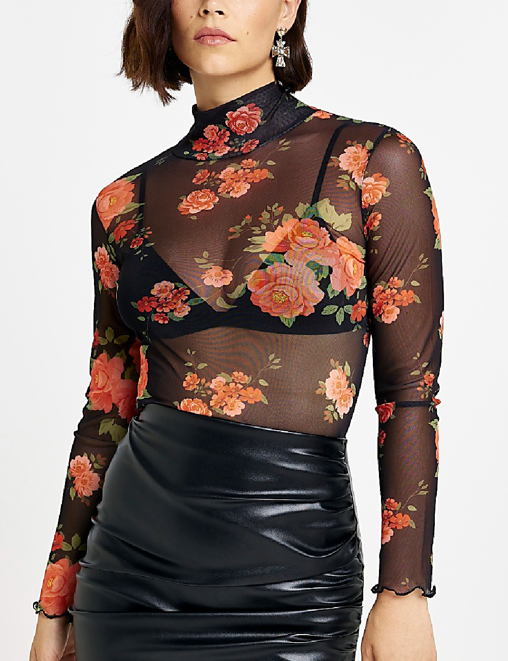 Bluza River Island, negru