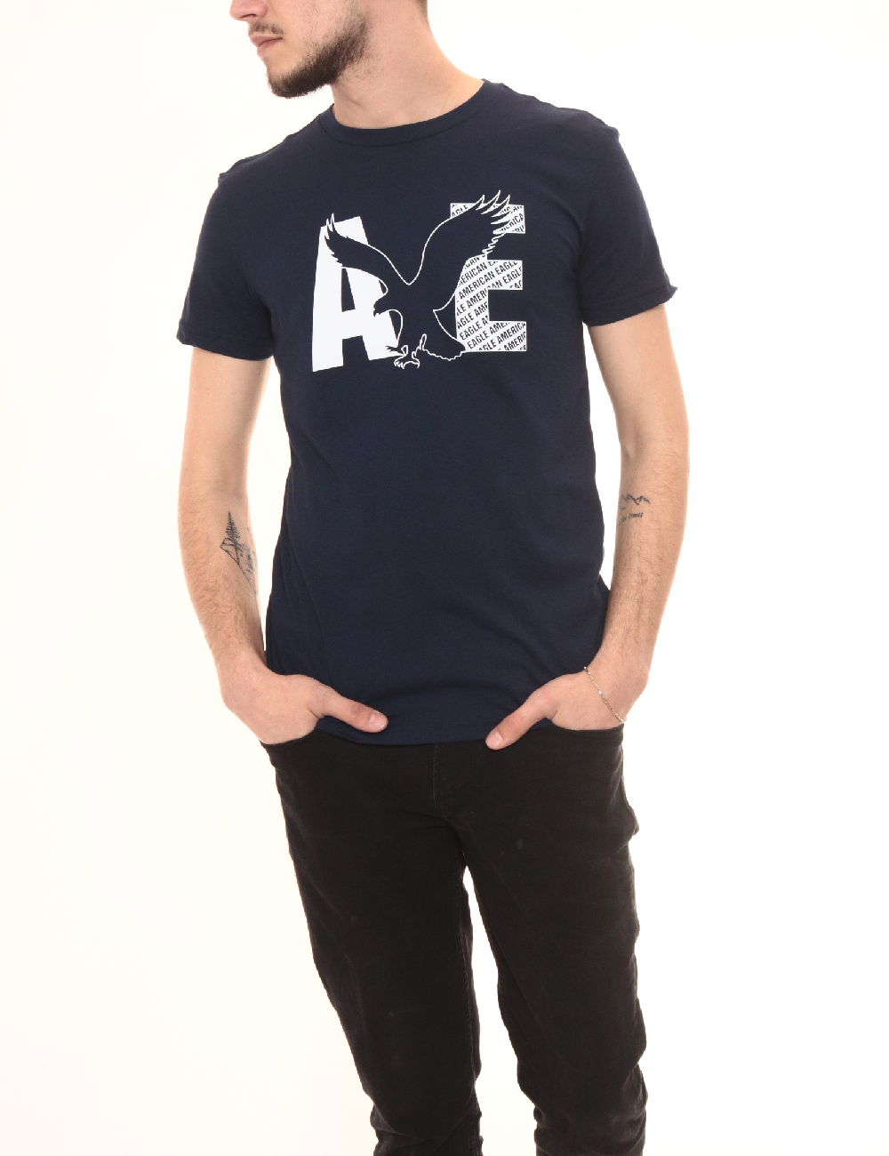 Tricou American Eagle, albastru