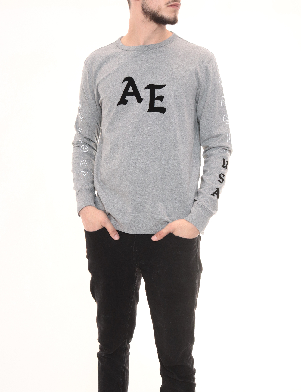 Bluza American Eagle, gri
