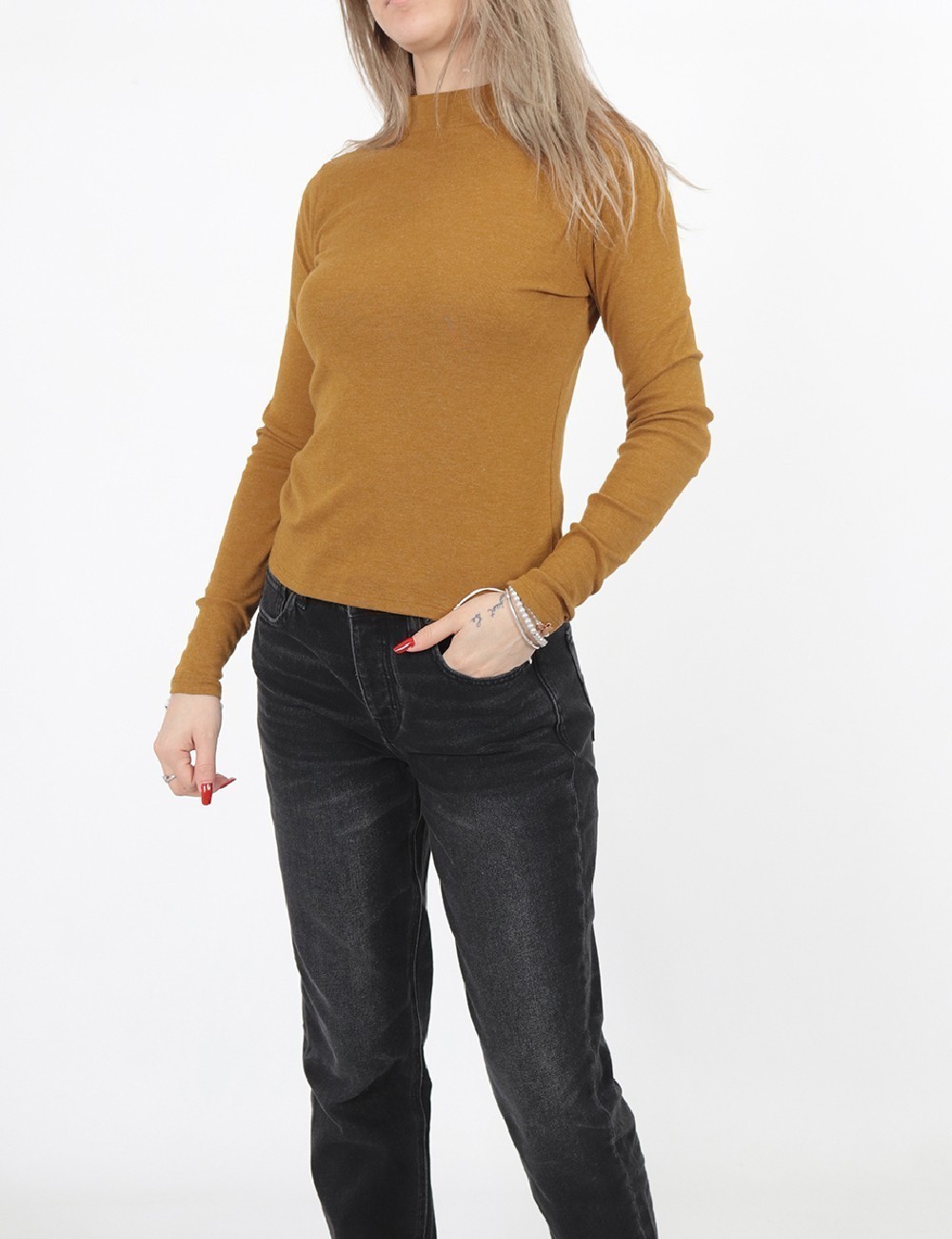 Bluza American Eagle, mustar - 1 | YEO
