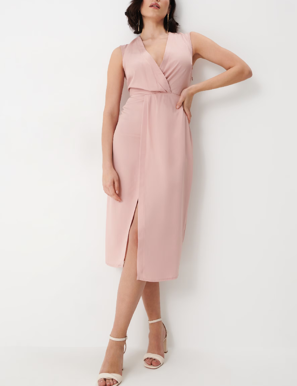 Rochie medie Mohito, roz