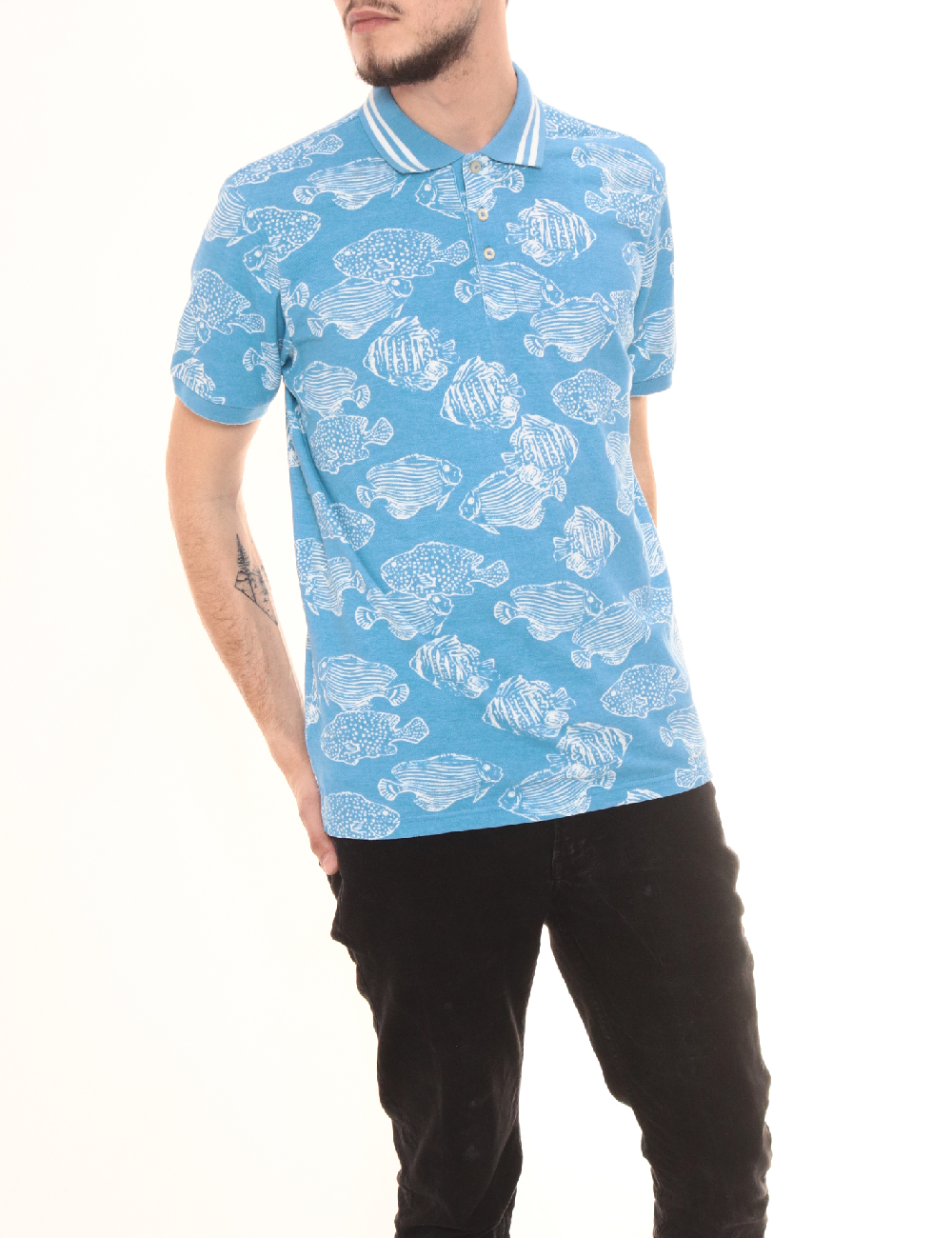 Tricou American Eagle, bleu
