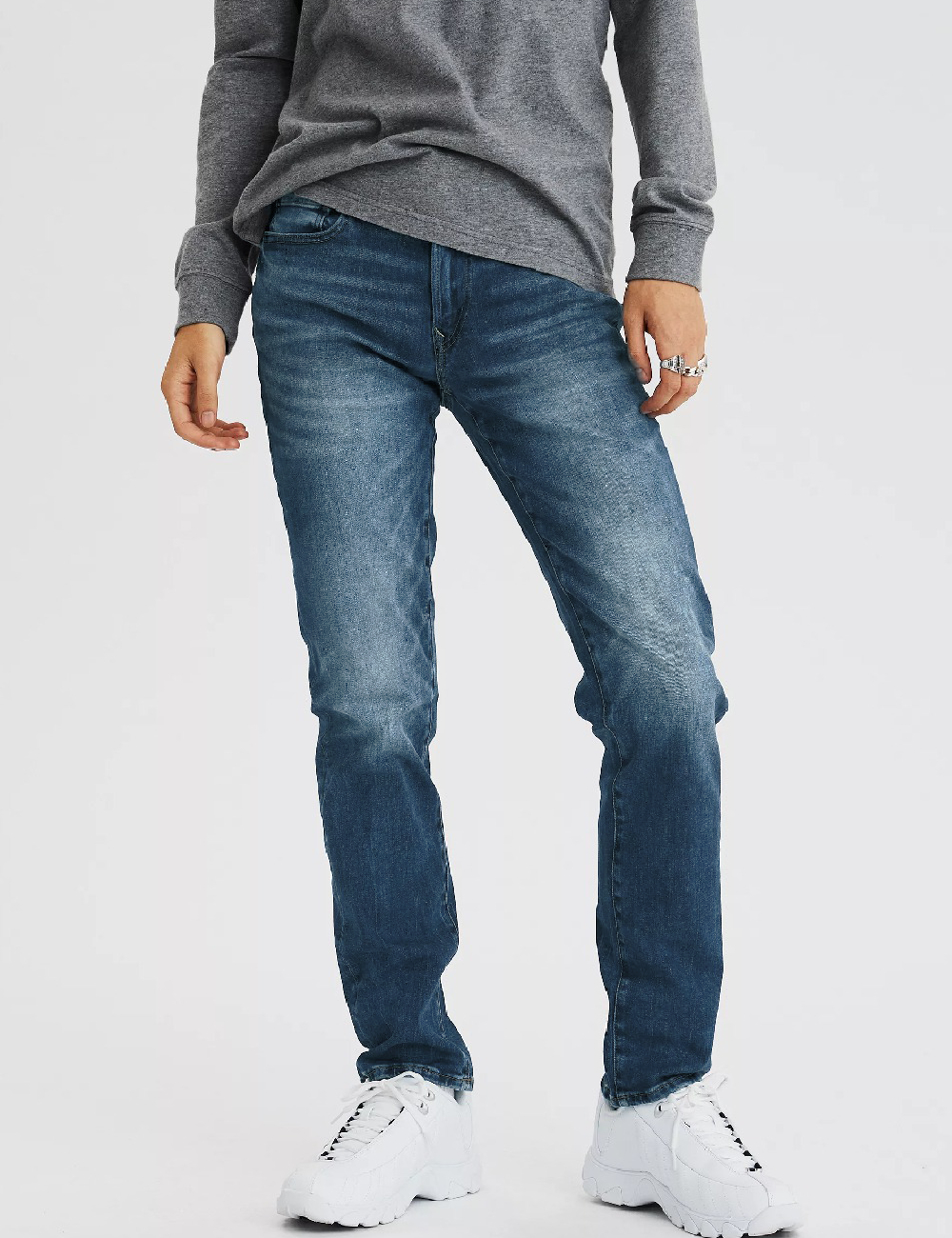 Blugi American Eagle, bleumarin