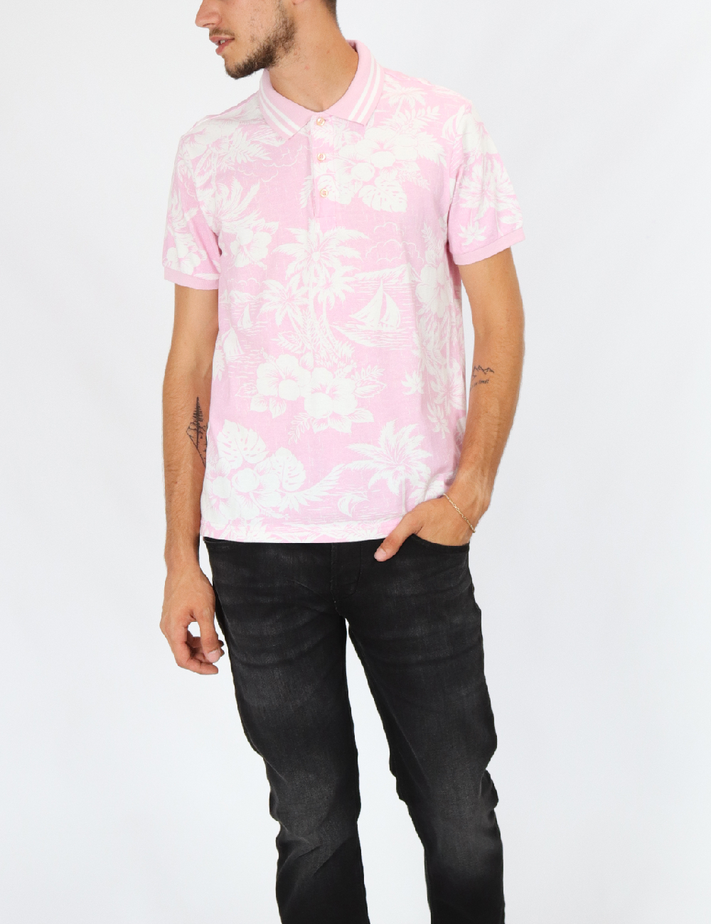 Tricou American Eagle, roz