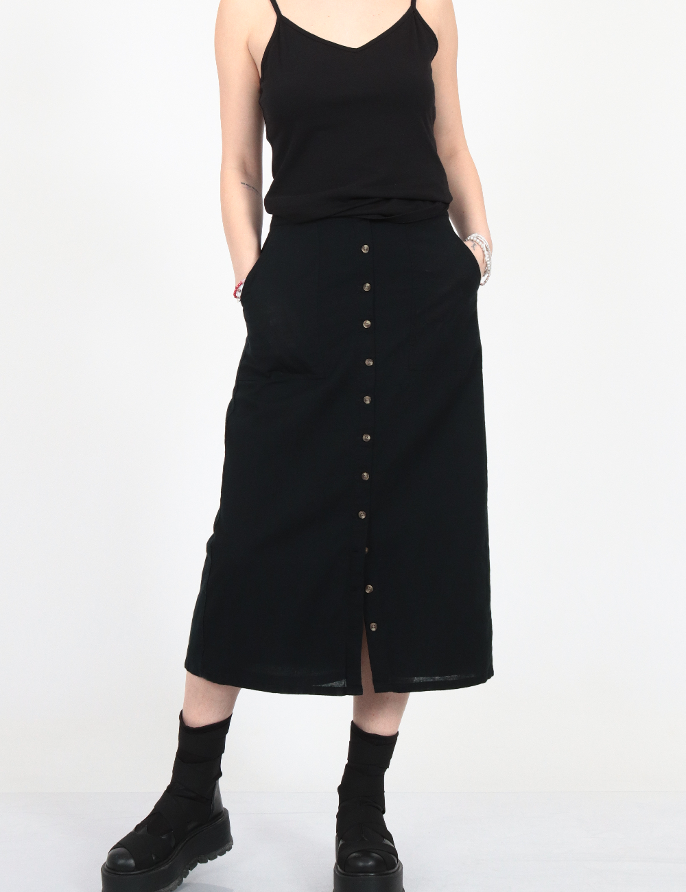 Fusta American Eagle, negru