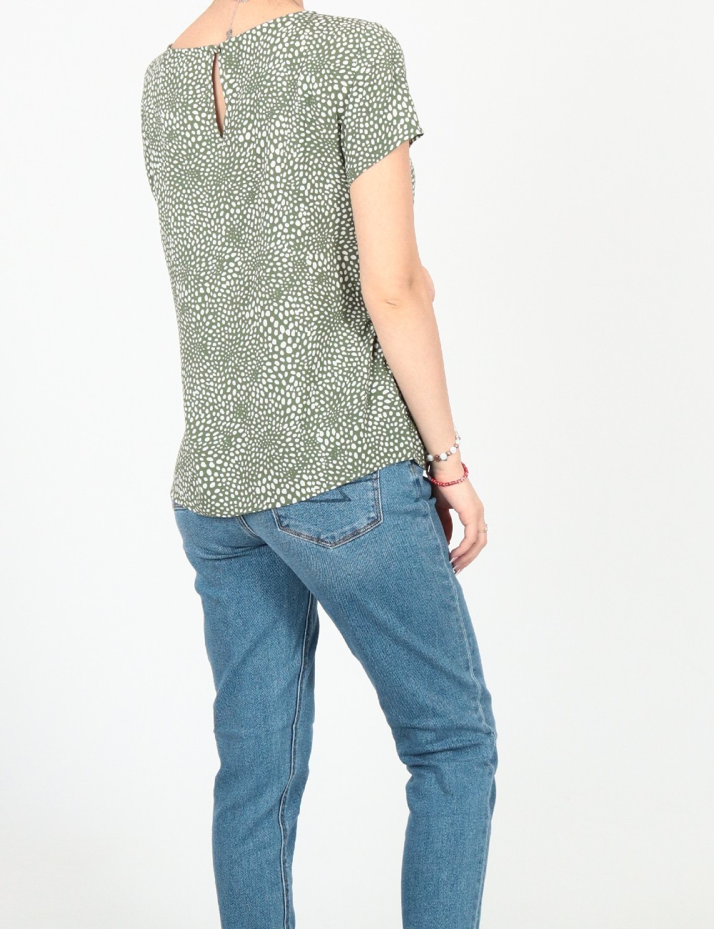 Bluza Vila, verde - 1 | YEO