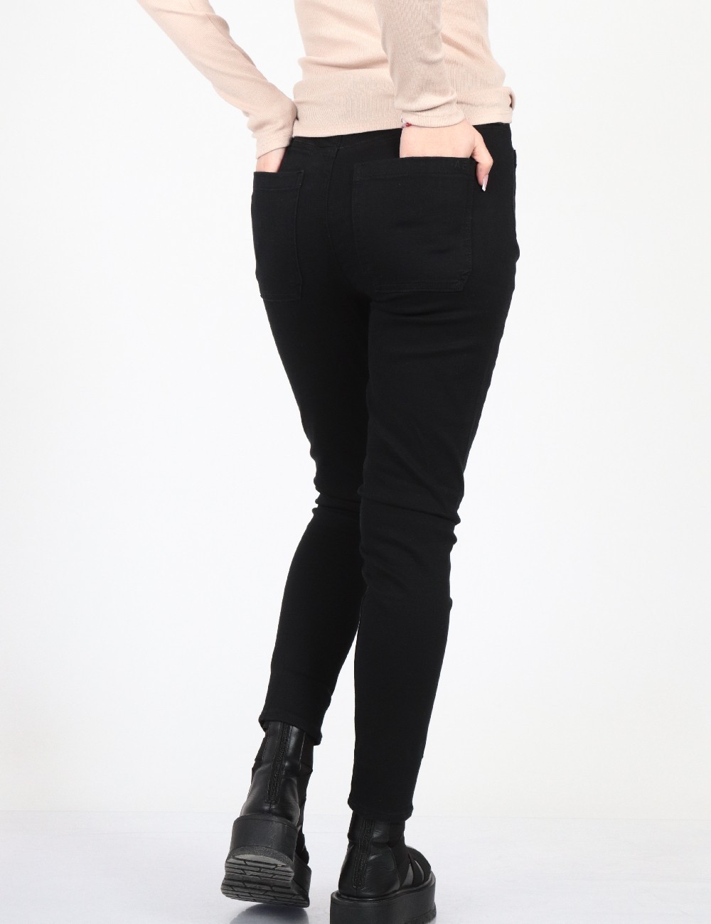 Blugi American Eagle, negru - 1 | YEO