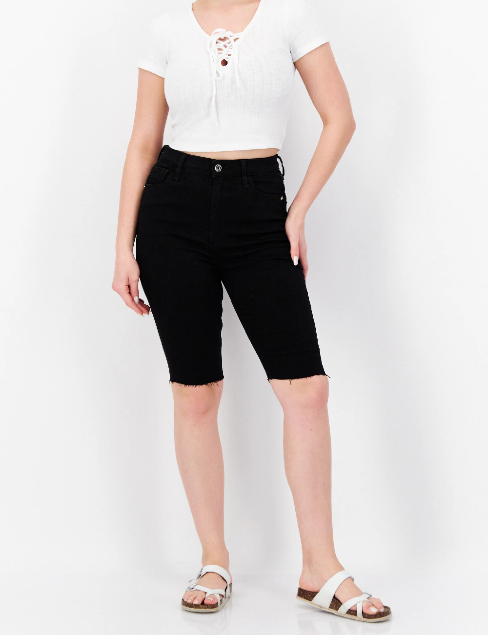 Pantaloni scurti River Island, negru