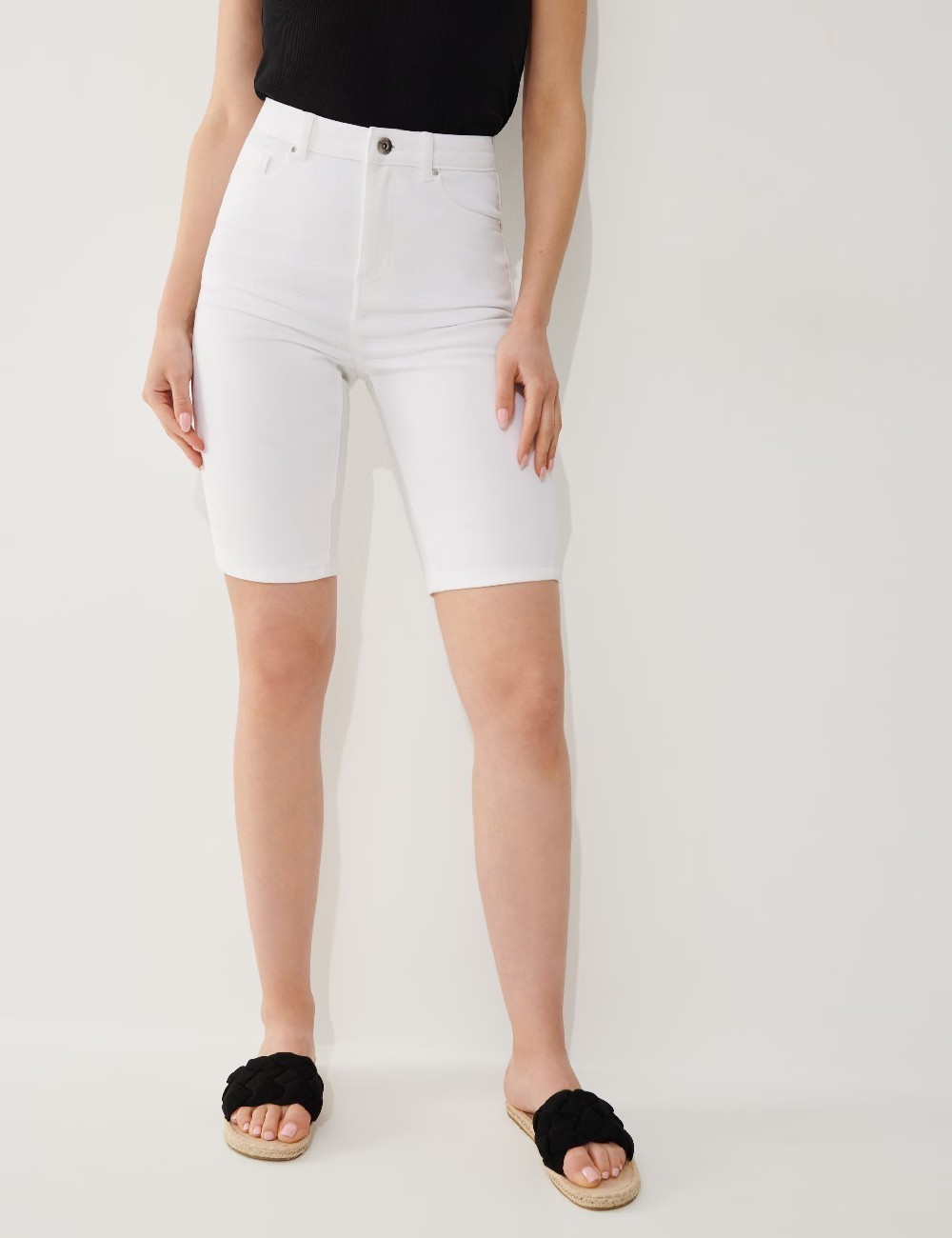 Pantaloni scurti Mohito, alb - 1 | YEO