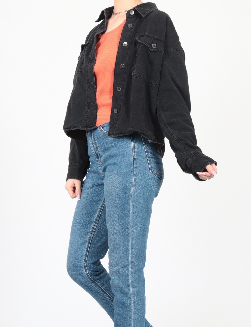 Jacheta American Eagle, gri inchis - 1 | YEO