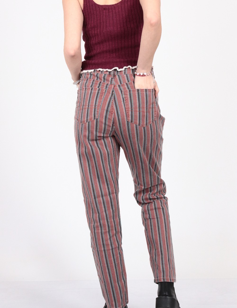 Blugi American Eagle, visiniu - 1 | YEO