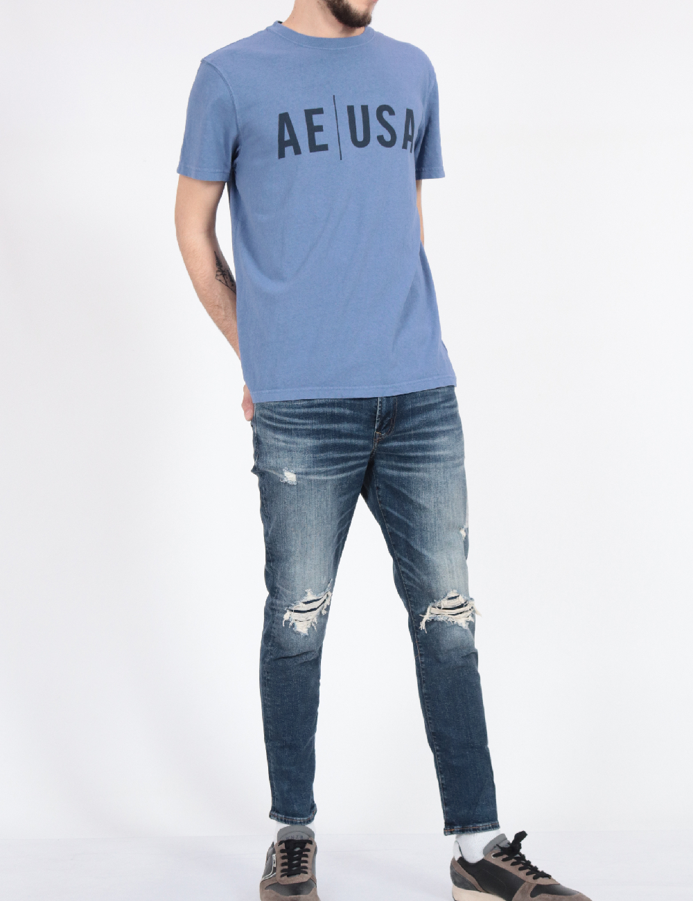 Tricou American Eagle, albastru
