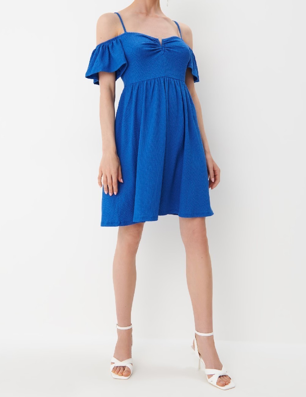 Rochie scurta Mohito, albastru - 1 | YEO