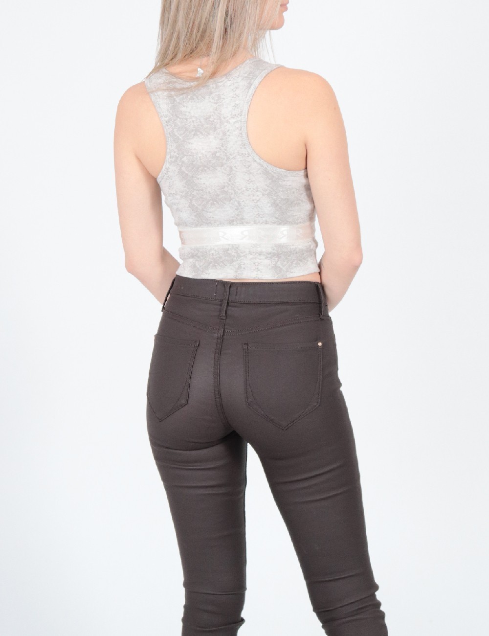 Top River Island, imprimeu sarpe - 1 | YEO