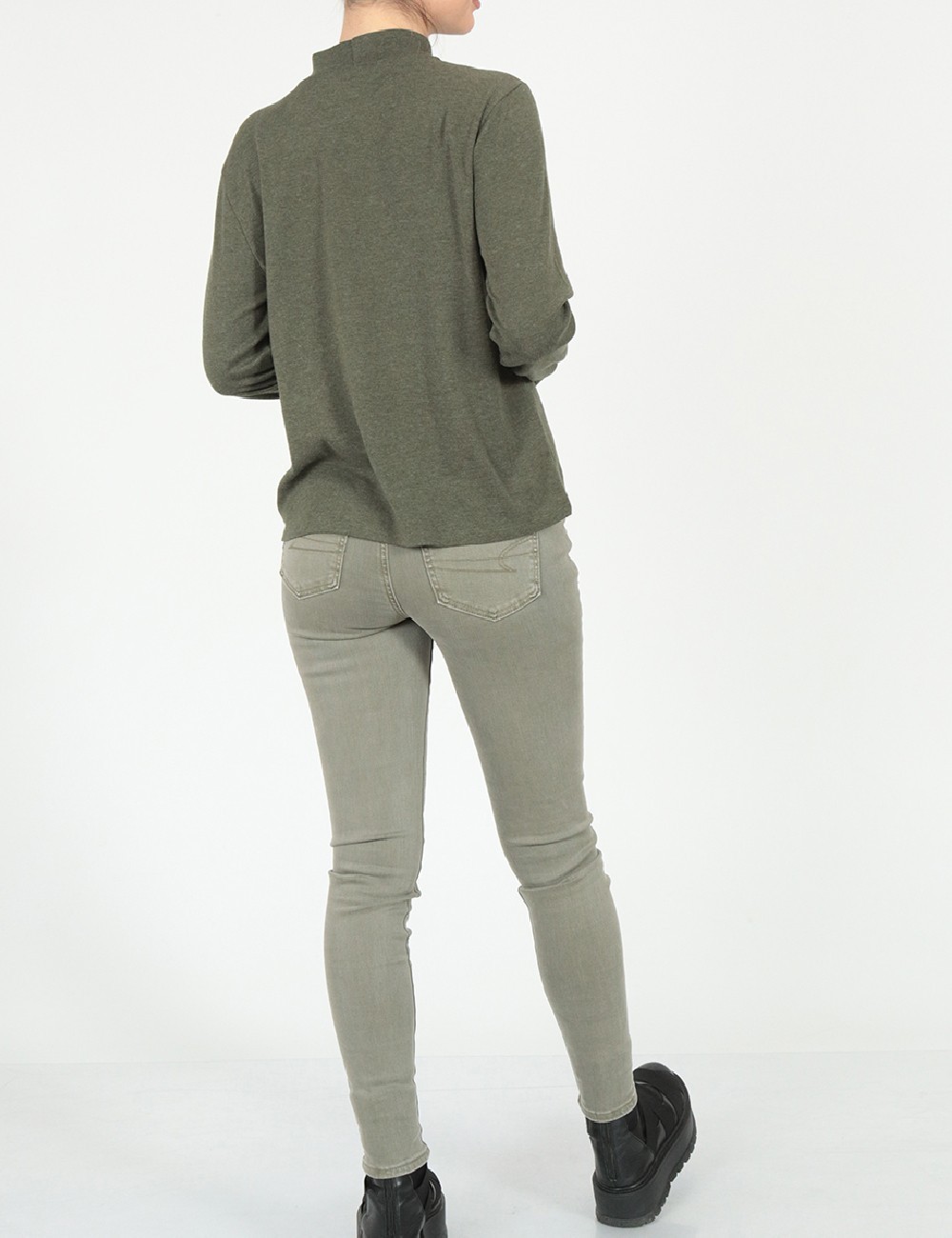 Bluza American Eagle, verde - 1 | YEO