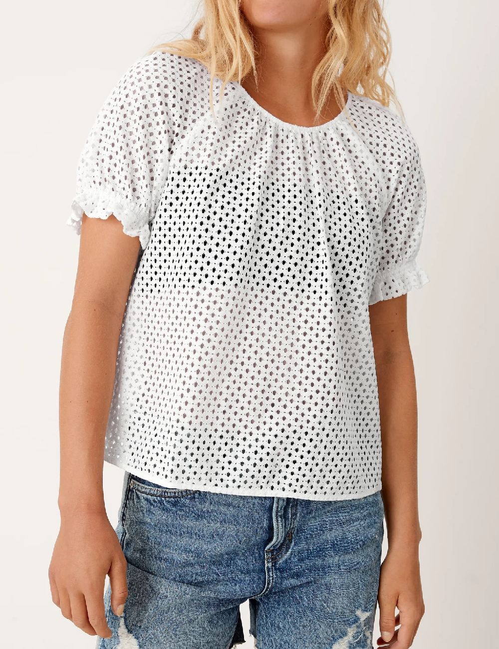 Bluza Q/S, alb