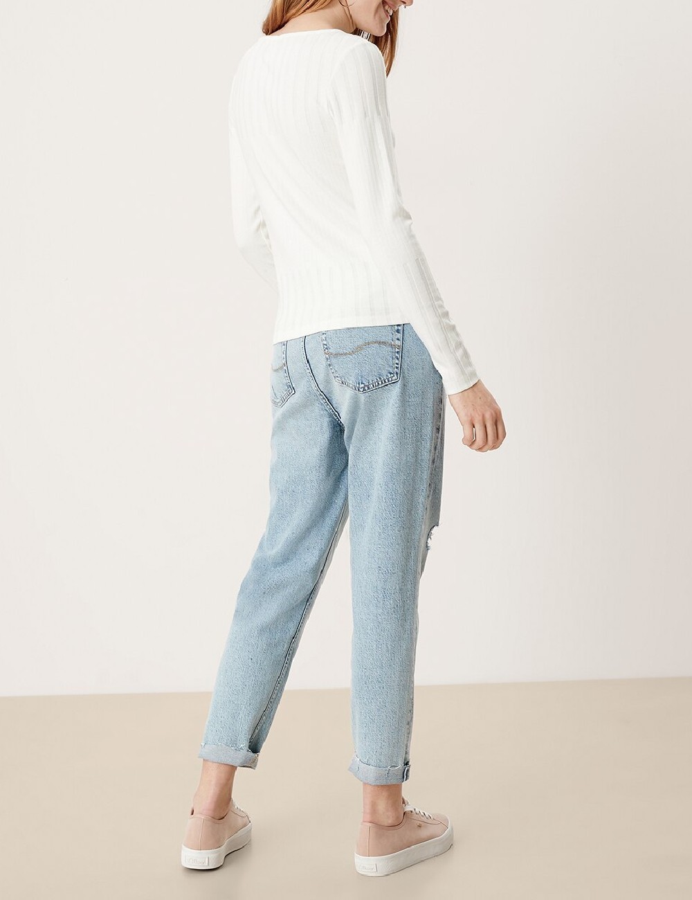 Bluza Q/S, alb - 1 | YEO