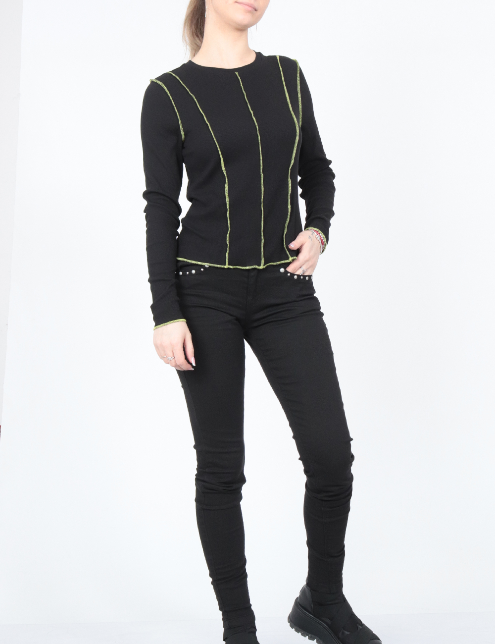 Bluza Q/S, negru
