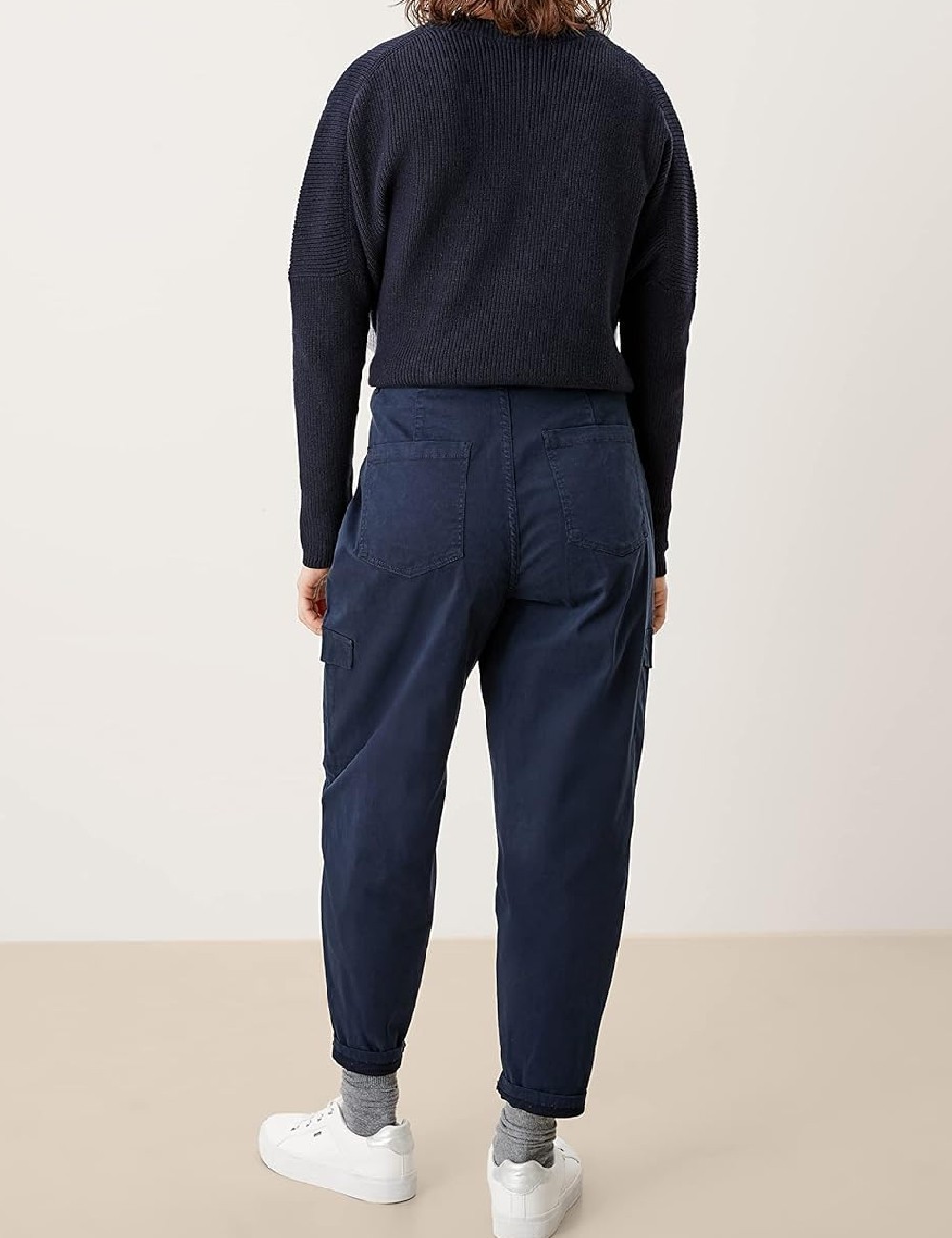 Pantaloni s.Oliver, bleumarin - 1 | YEO