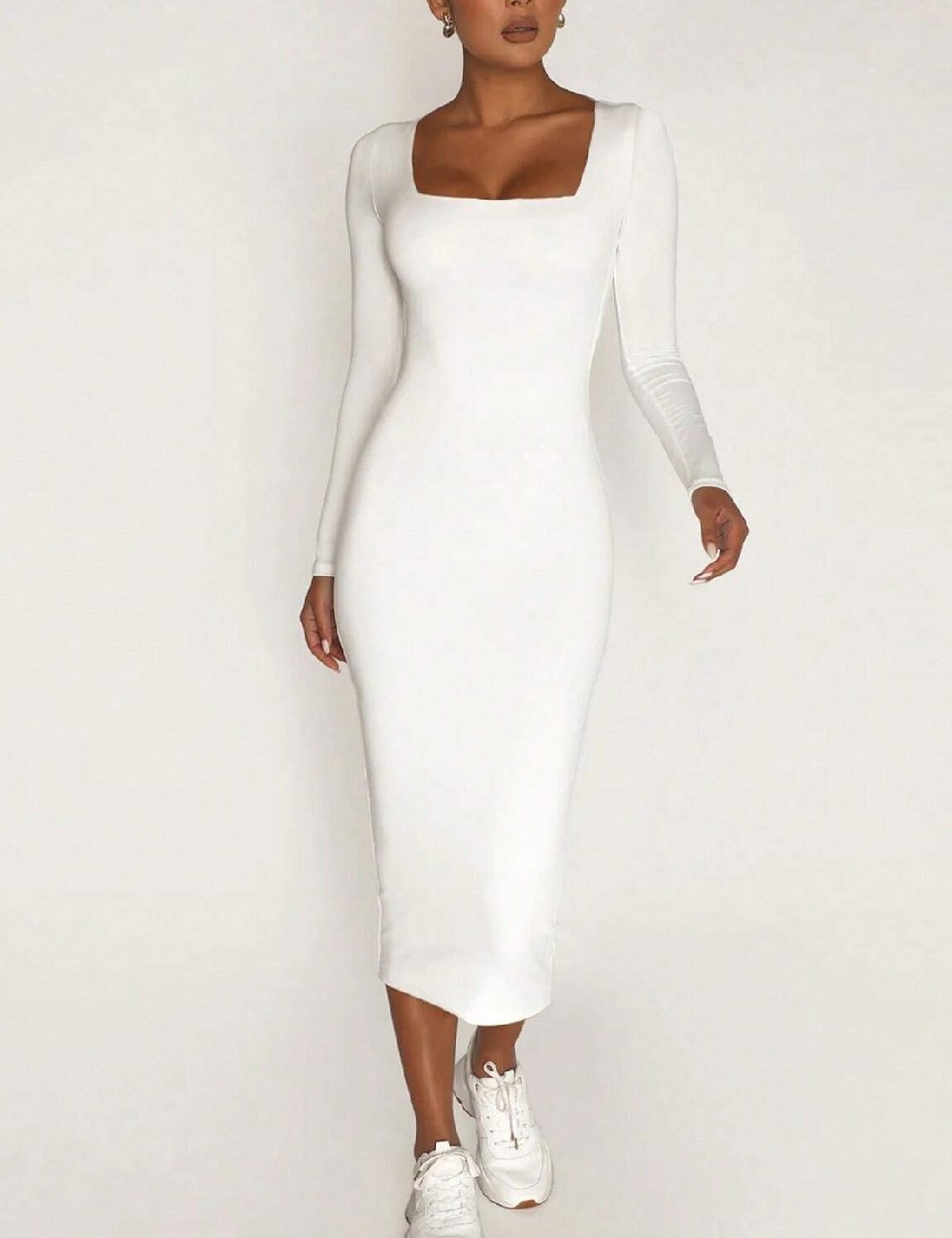Rochie lunga SHEIN, alb - 1 | YEO